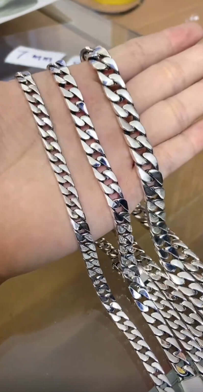 100% S925 Sterling Silver Necklace 16in ,18in ,20in etc