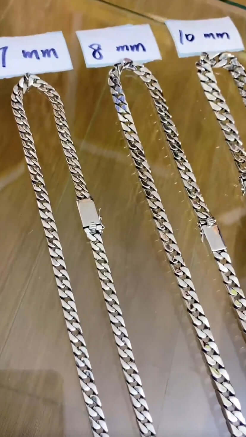 100% S925 Sterling Silver Necklace 16in ,18in ,20in etc