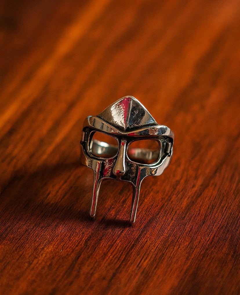 MF Doom Mask Ring – Hip Hop Jewelry Inspired by the Legend
