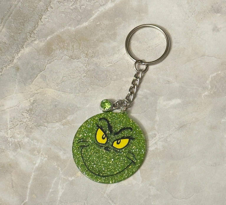 grinch keychain