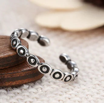 Vintage Ring, Gold Ingot Ring, Korean Open Ring