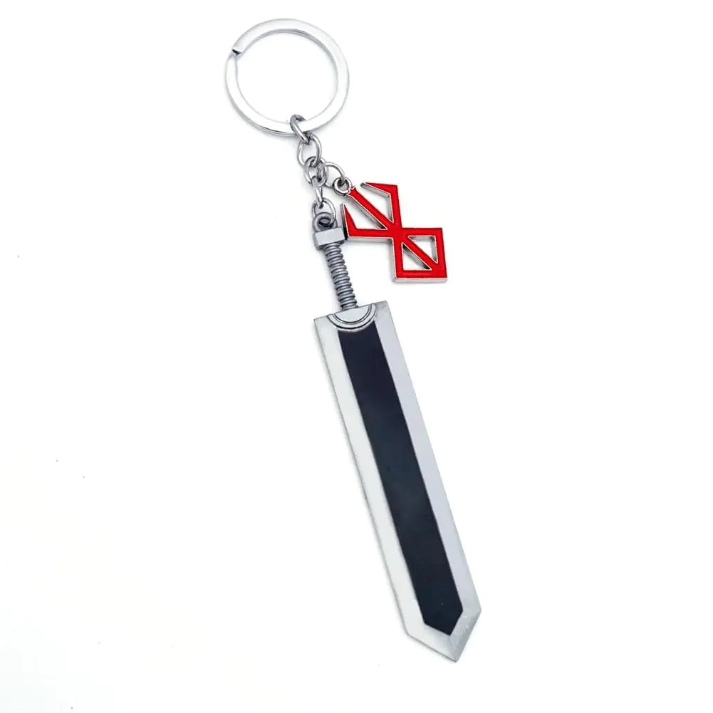 Berserk Anime Keychain Guts Sword Key Chain