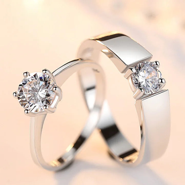 Engagement Ring, Couple Ring, Single Diamond Ring